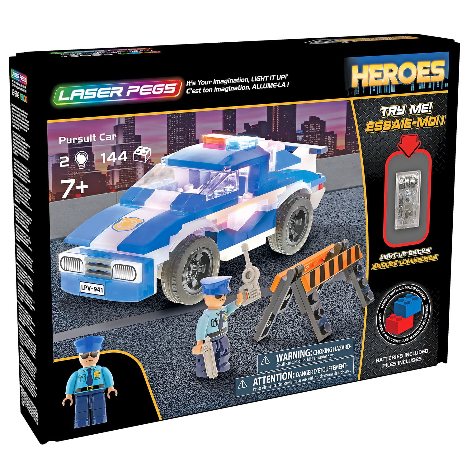 laser pegs car