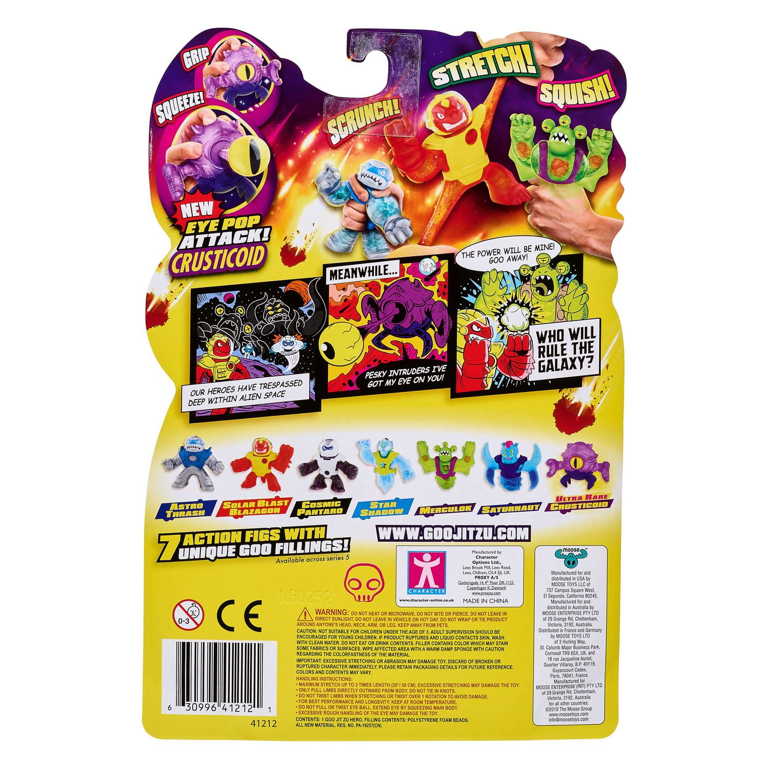 Heroes of Goo Jit Zu Galaxy Attack Hero Pack - Ultra Rare Crusticoid |  Walmart Canada