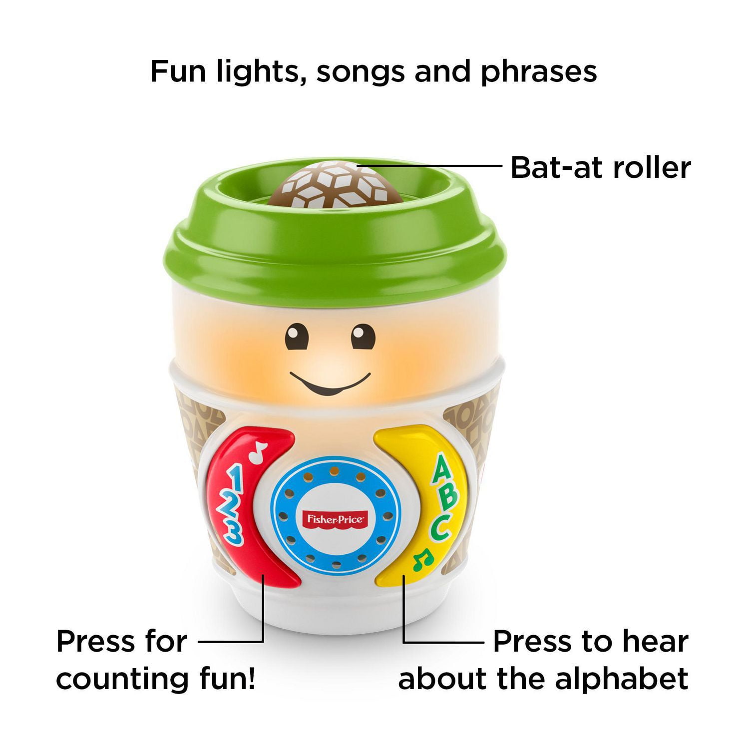 Fisher-Price Laugh & Learn On-the-Glow Coffee Cup - Bilingual