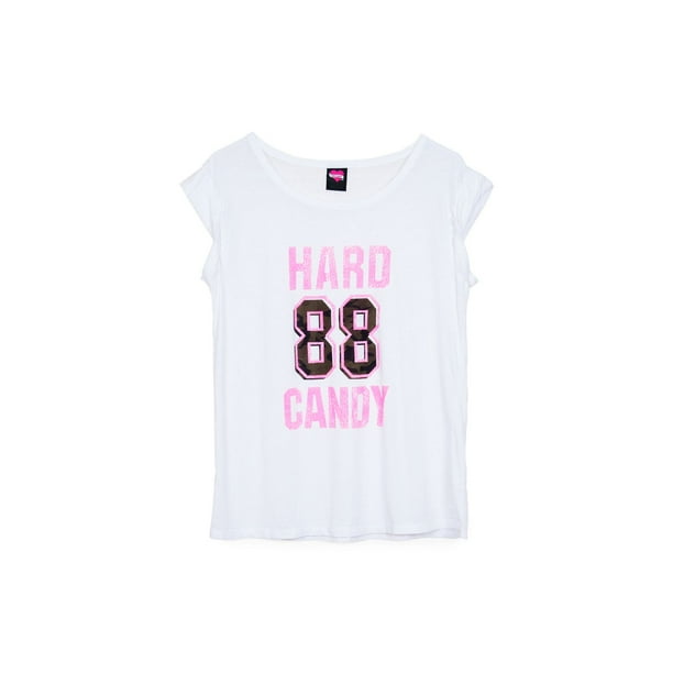 T-shirt à manches roulées Hard Candy