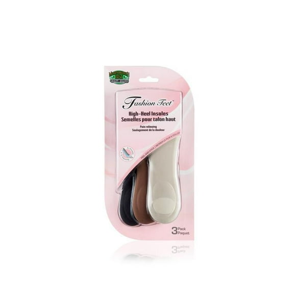 High Heel Fabric Insole - 3 Pairs