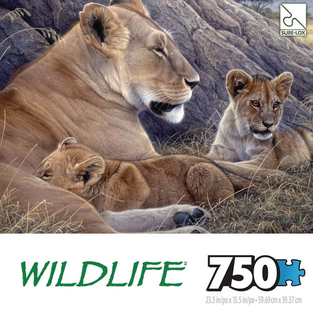 Casse-tête de 750 morceaux de Sure-Lox Wildlife Fall Pride