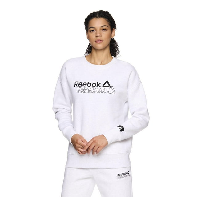 Reebok Womens After Class Crew Pullover Sweatshirt