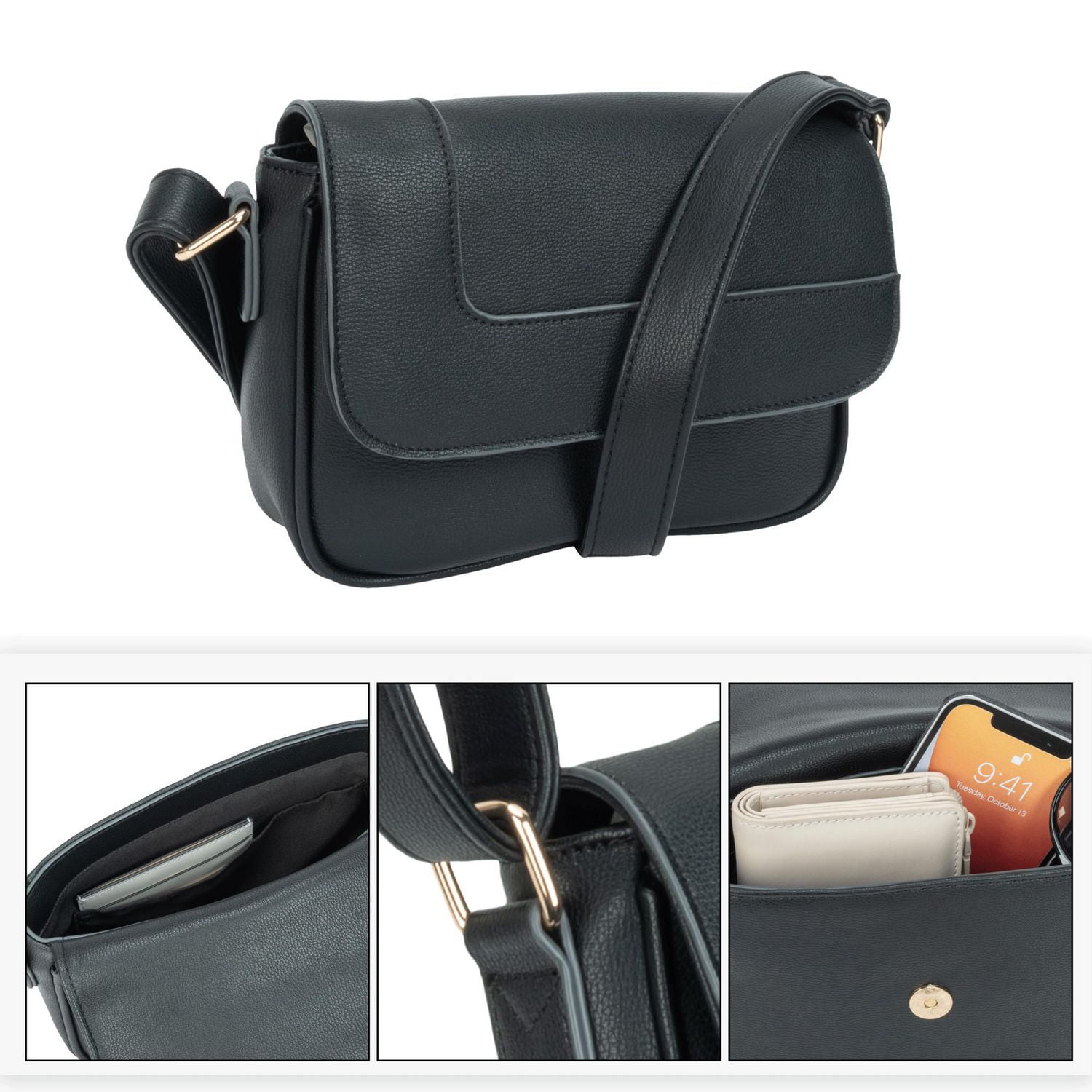 Time And Tru Flap Crossbody