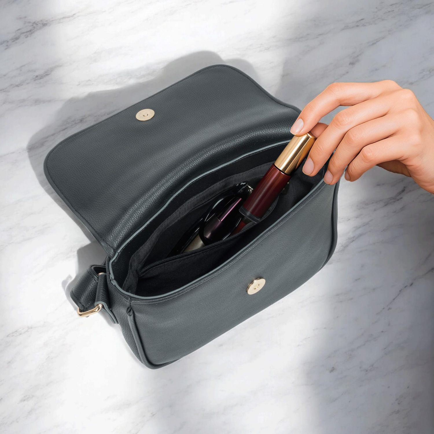 Time And Tru Flap Crossbody