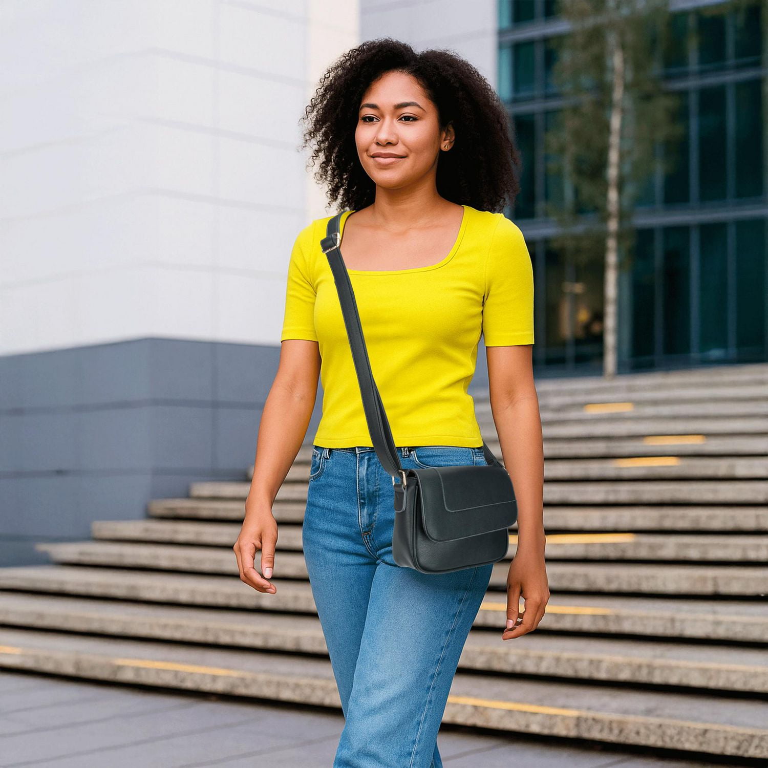 Time And Tru Flap Crossbody