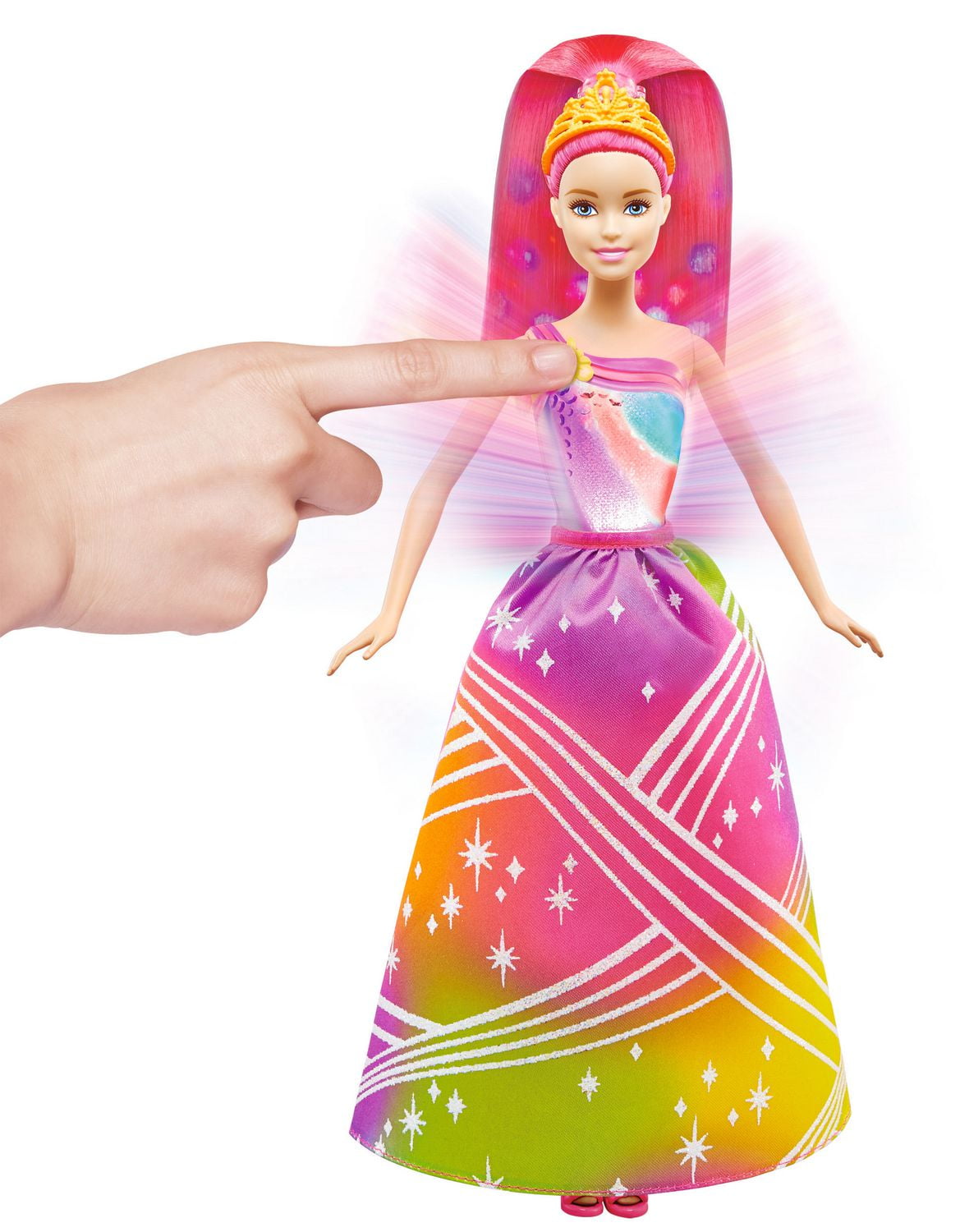 Princesse lumieres Arc en Ciel Royaume Arc en Ciel de Barbie Walmart