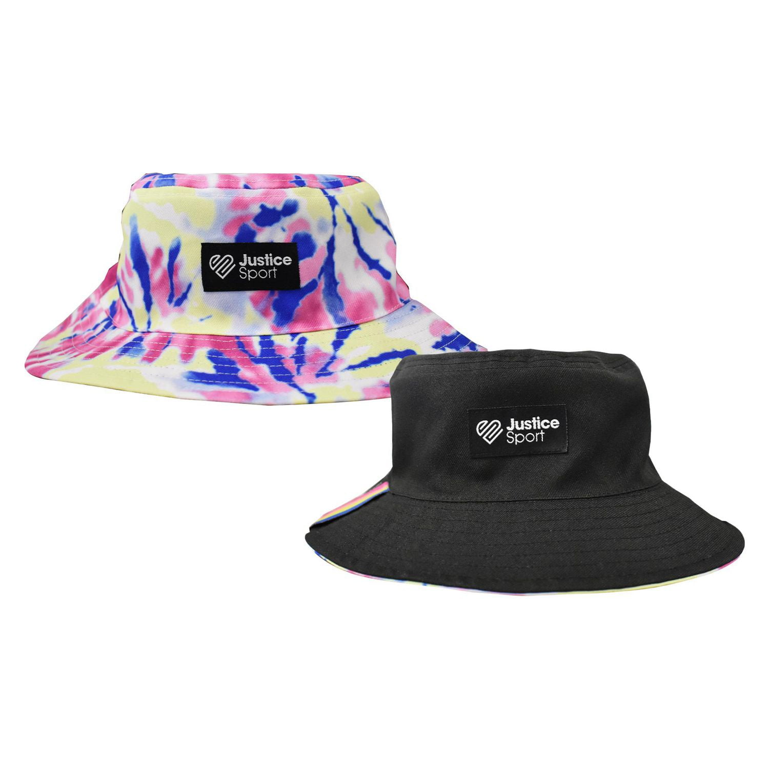 Girls Justice Dark and Colour Bucket Hat