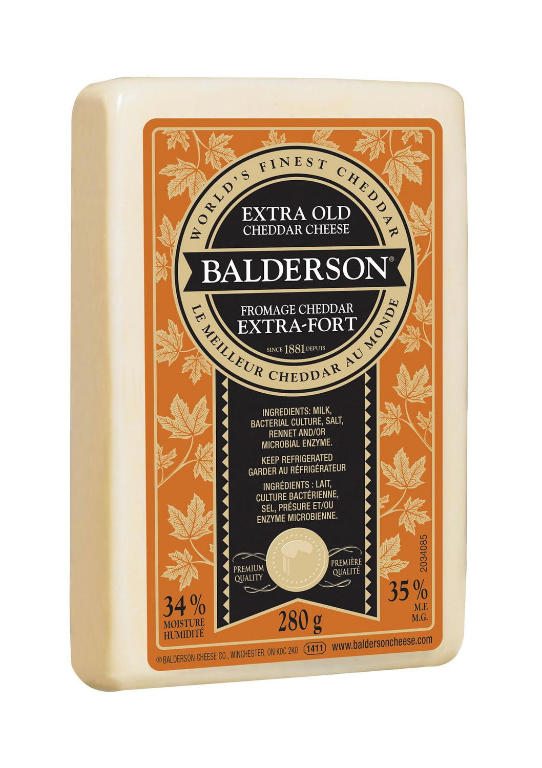 Balderson Extra Old White Cheddar Walmart Canada 0139