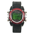 thumbnail image 1 of Discovery Black Nylon Fastwrap Digital Watch with Red Accent, 1 of 1