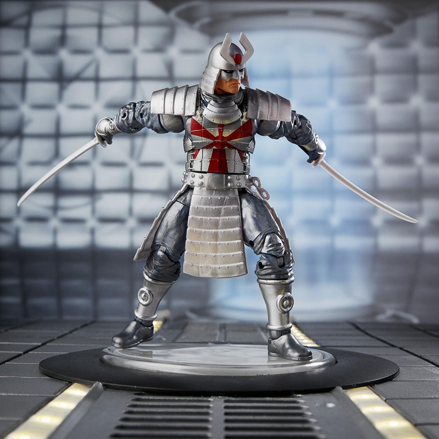 Silver samurai action deals figure