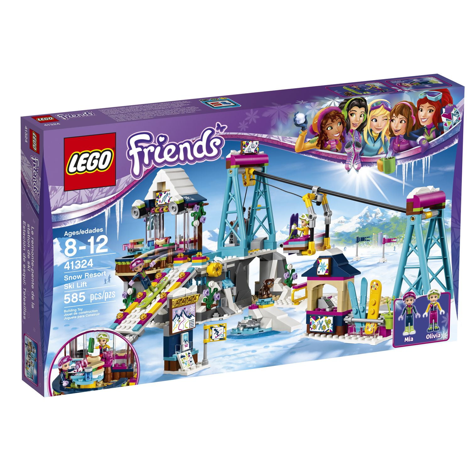 LEGO LEGO Friends Snow Resort Ski Lift 41324 Walmart