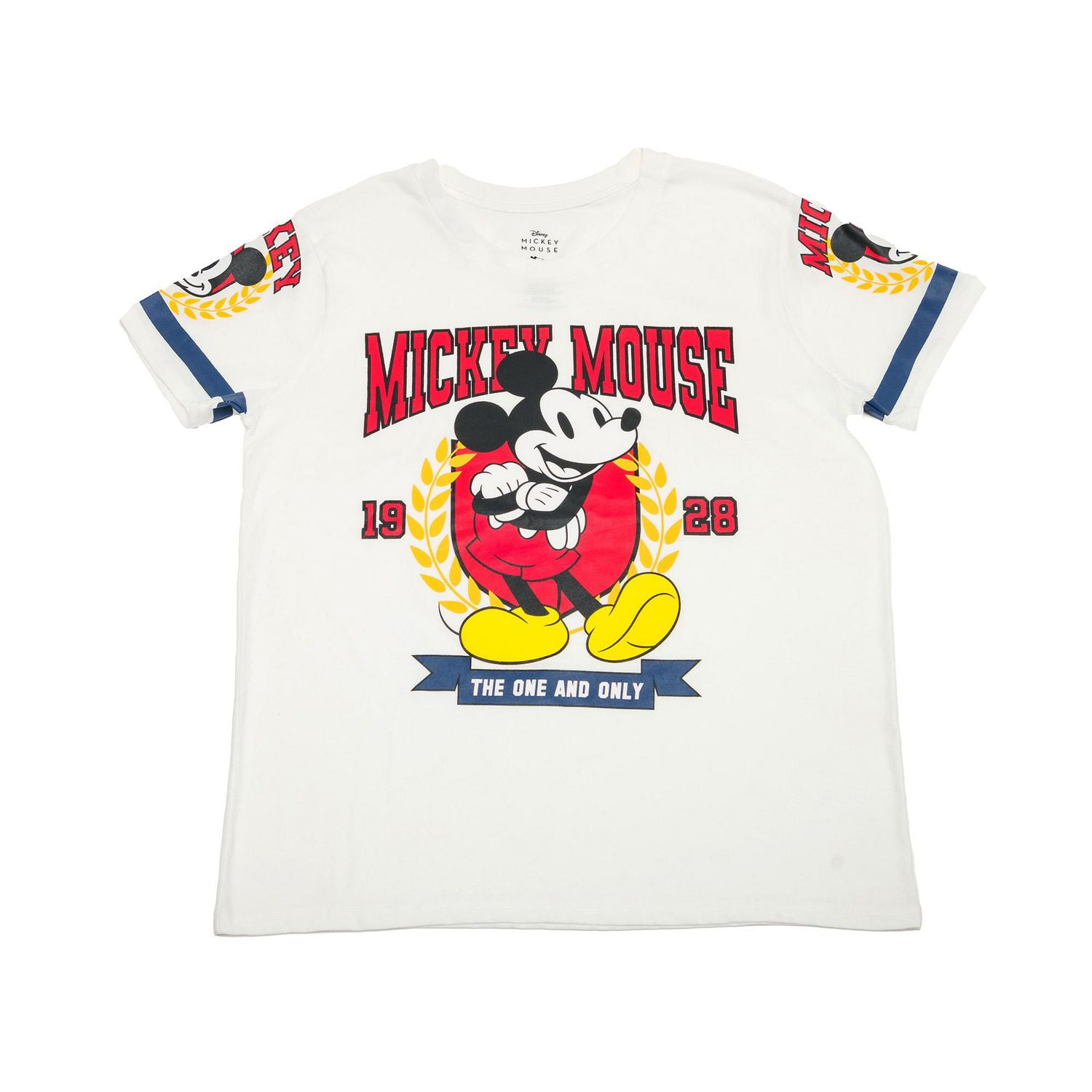 Haut bas à manches courtes pour femme Disney Mickey Mouse