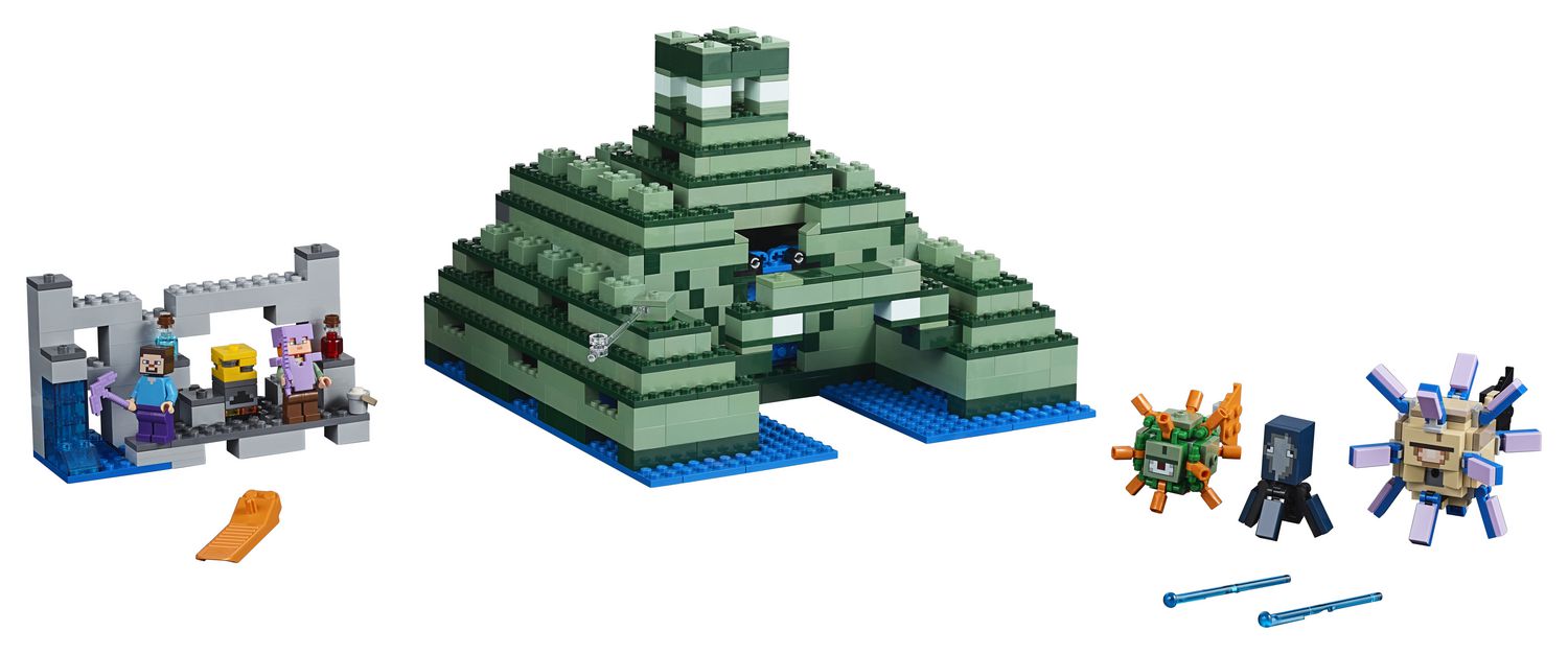 Lego minecraft hot sale ocean monument walmart