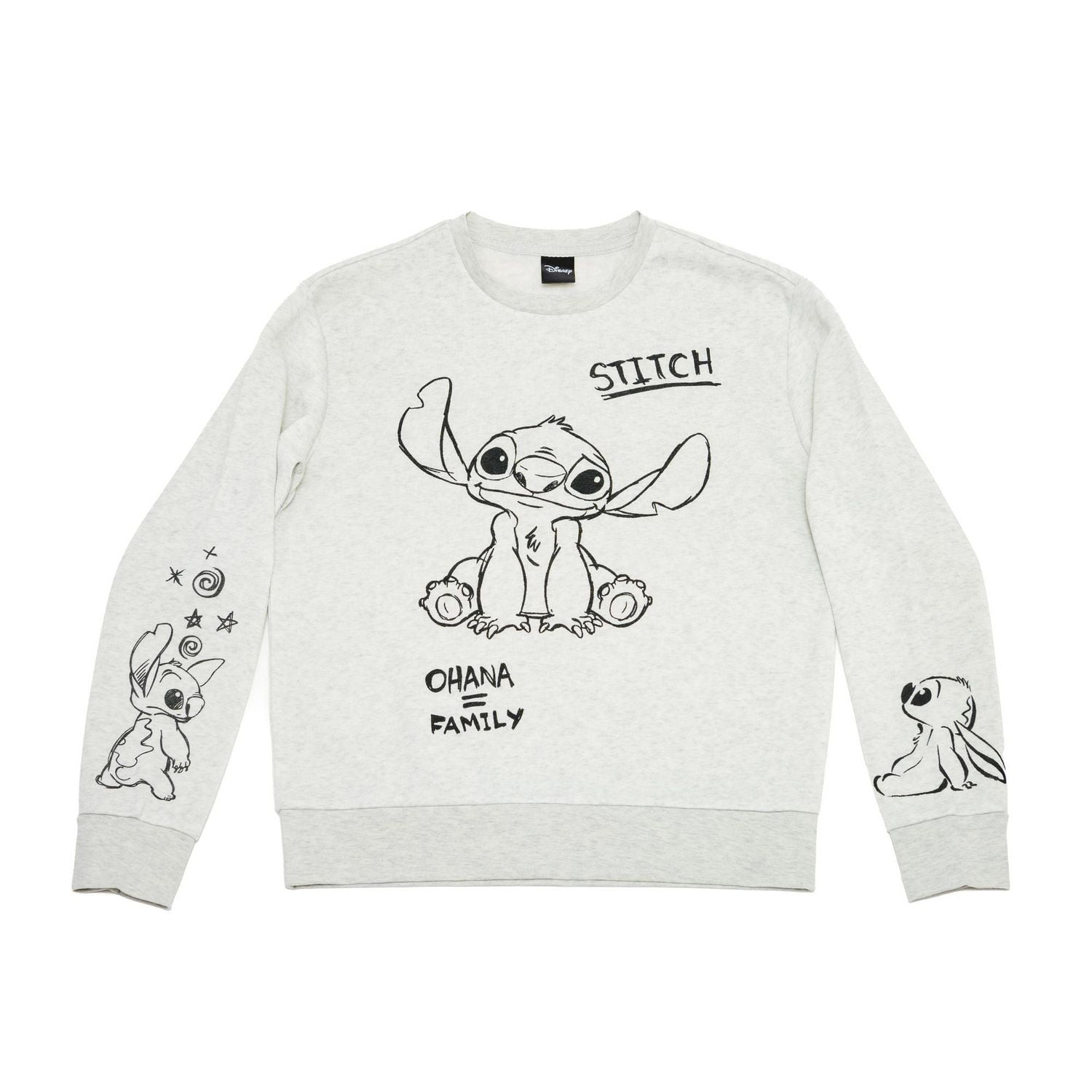 Ladies Disney Lilo & Stitch Sketch Long Sleeve Sweatshirt