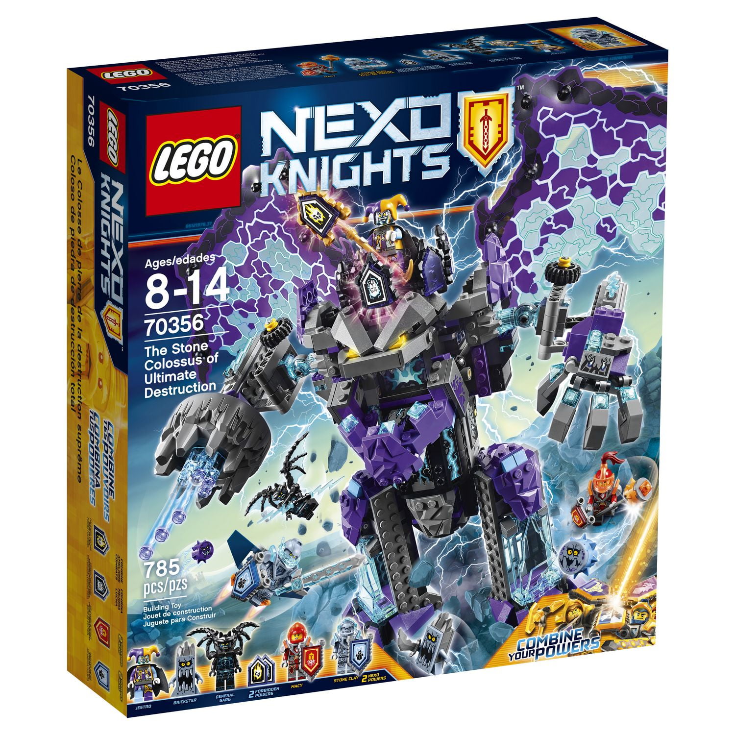 Lego nexo knights stone clay minifigure discount