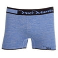 thumbnail image 2 of Yves Martin Men's Solid Seamless Heather Trunks, 2 of 3