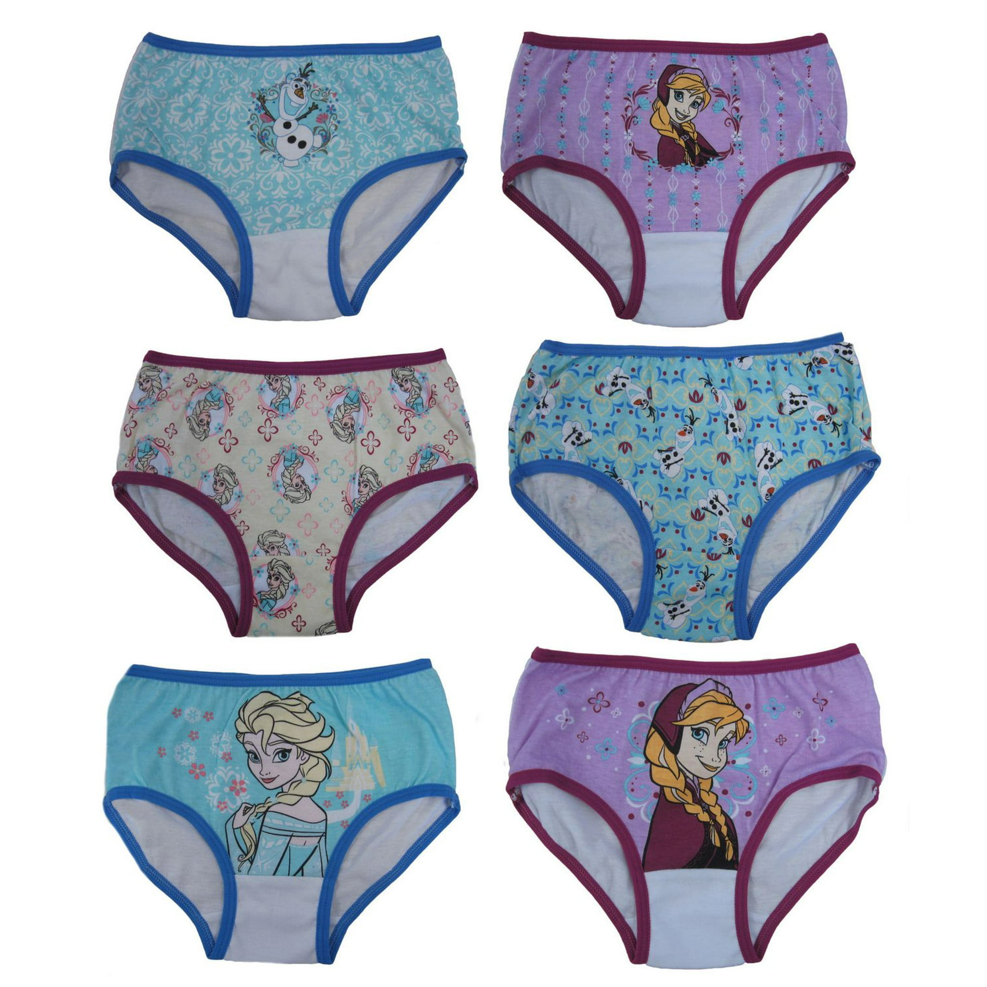 ₪57-Disney Frozen Elsa Kids Girls Underwear Cartoon Pattern Modal