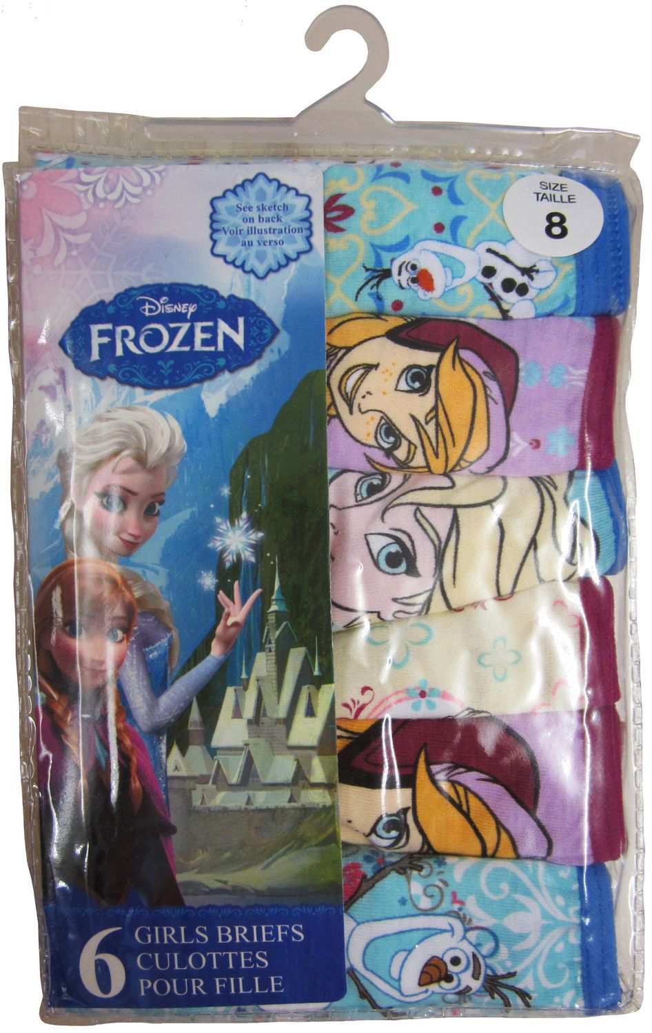Disney Frozen Toddler Girls Briefs 7 Pk., Toddler Girls 2t-5t, Clothing &  Accessories