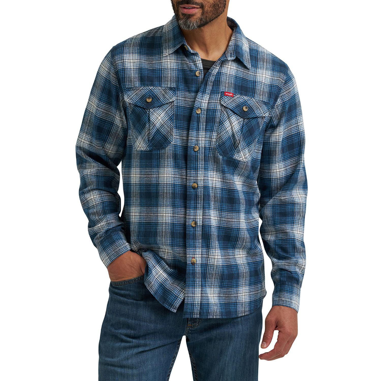 Chemise en flanelle héritage à manches longues pour homme Wrangler