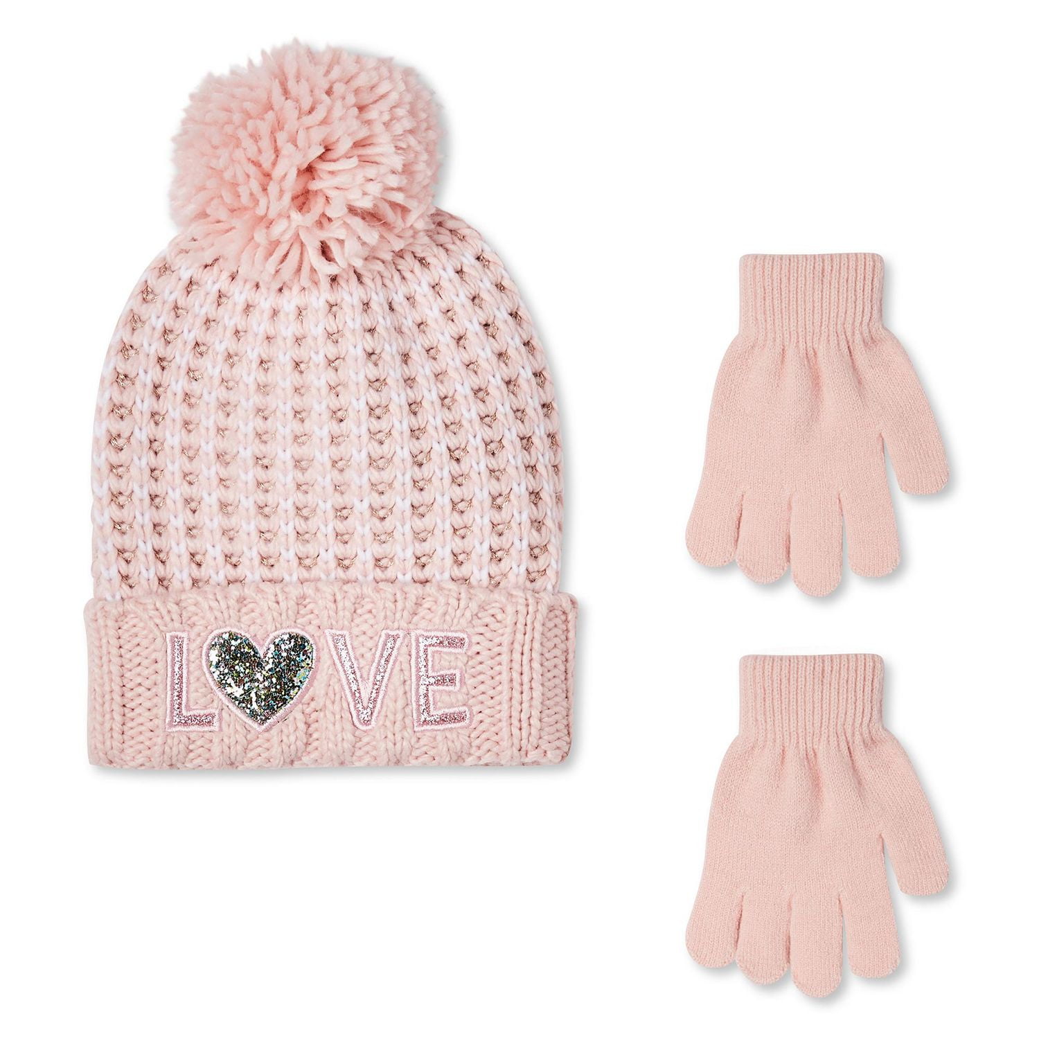 Ensemble 2 pièces tuque et gants George pour filles
