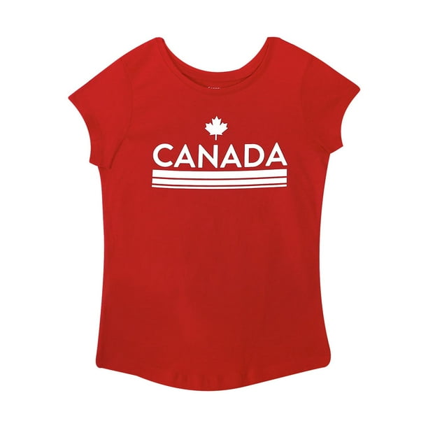 T-shirt à manches courtes George pour filles à motif Canada