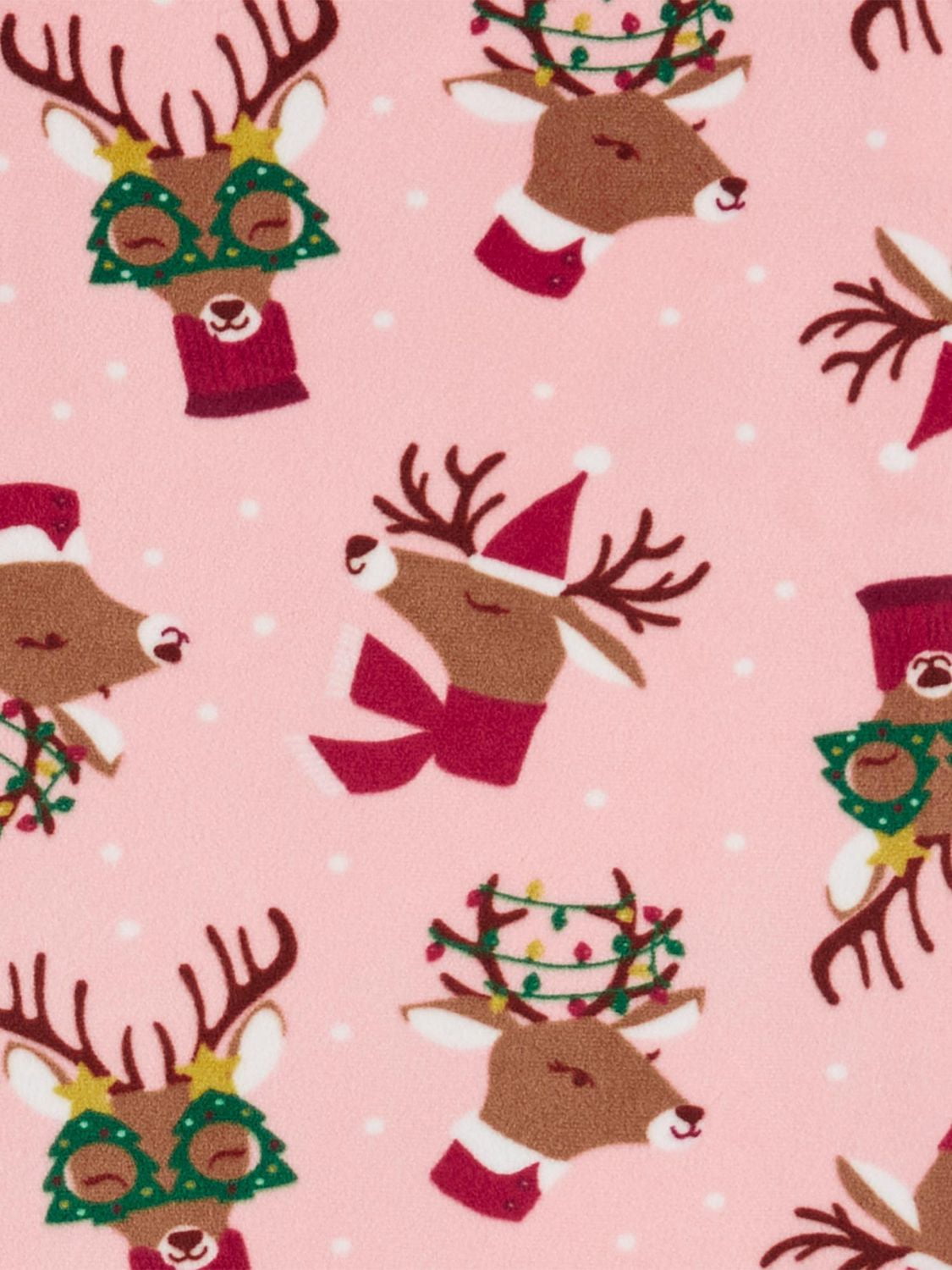 Carter's Child of Mine 2pc PJ - Pink Reindeer