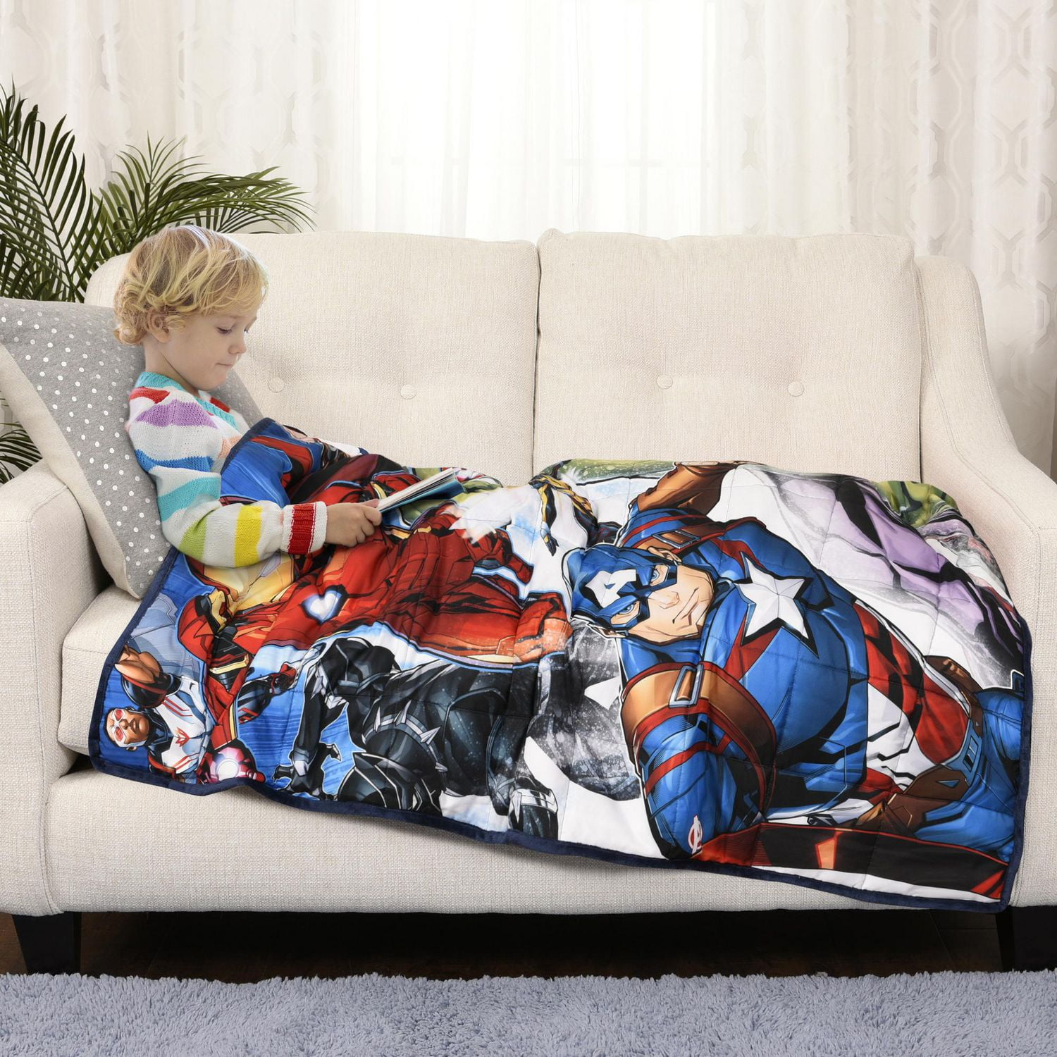 Marvel Avengers Kid s 5lb Weighted Blanket Walmart