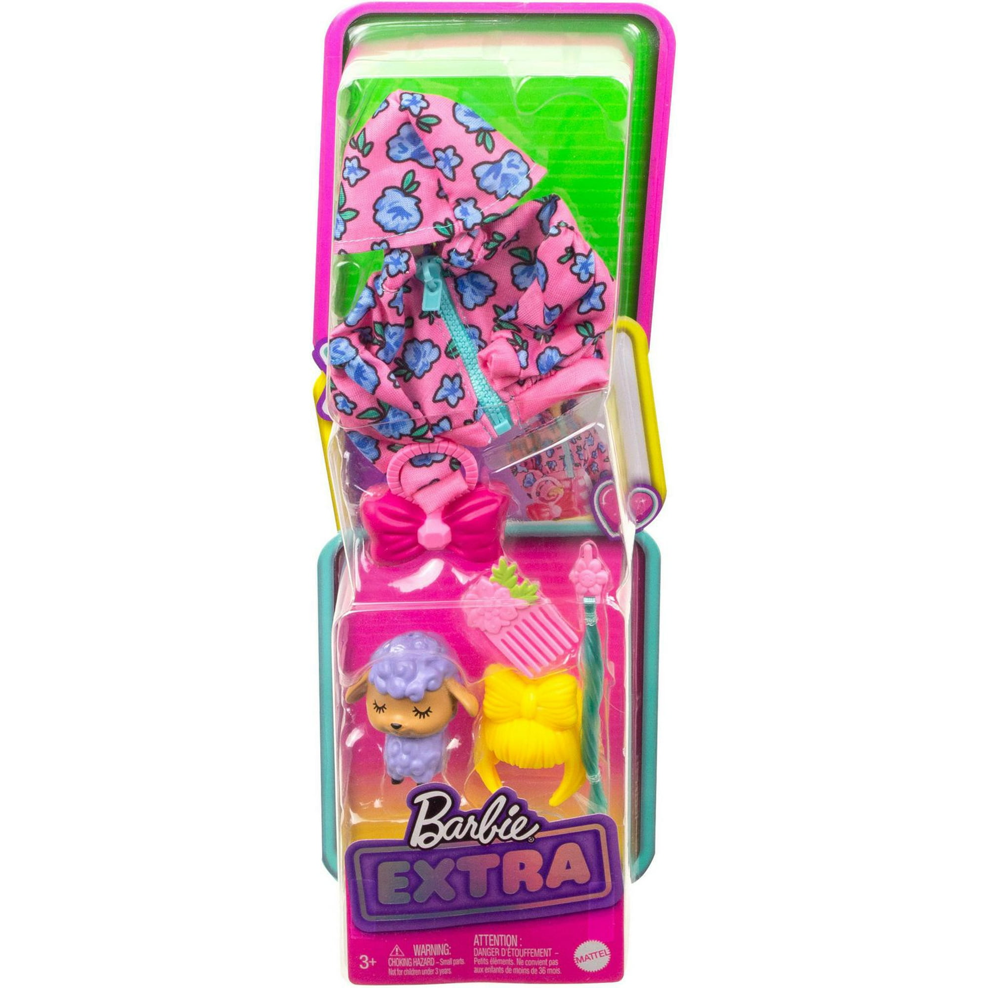 Barbie Extra Deluxe Doll & Accessories Set with Pet, Mix & Match