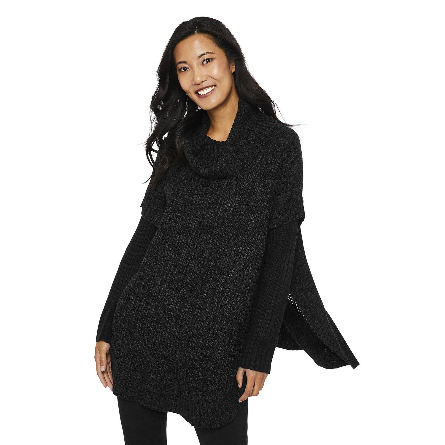 George Women's Long Sleeve Poncho