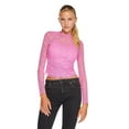 thumbnail image 1 of No Boundaries Women's Lace Top with Cami, 1 of 6