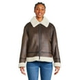 thumbnail image 1 of George Women's Faux Shearling Jacket, 1 of 6