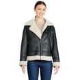 thumbnail image 1 of George Women's Faux Shearling Jacket, 1 of 6