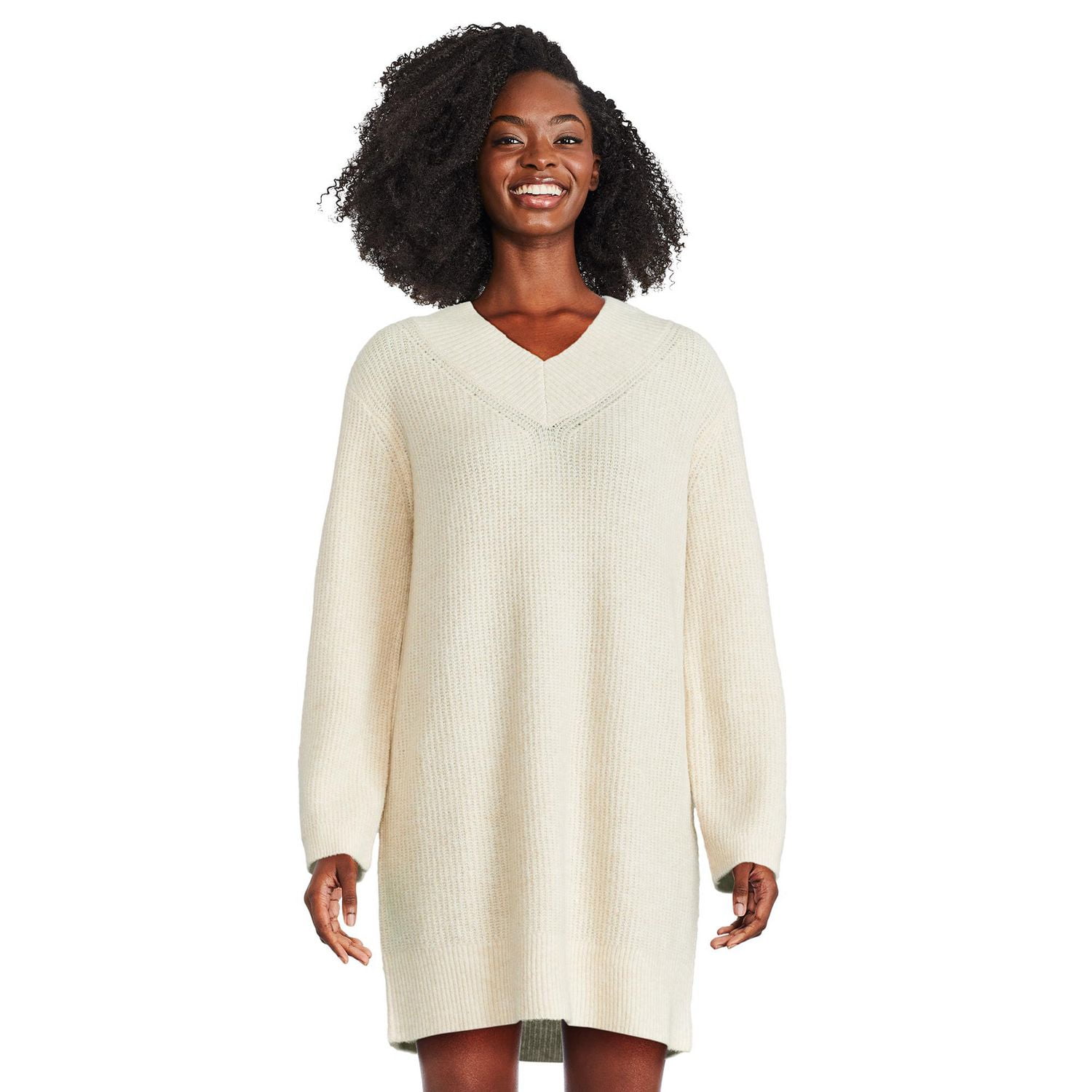 George Women s Midi Sweater Dress Walmart