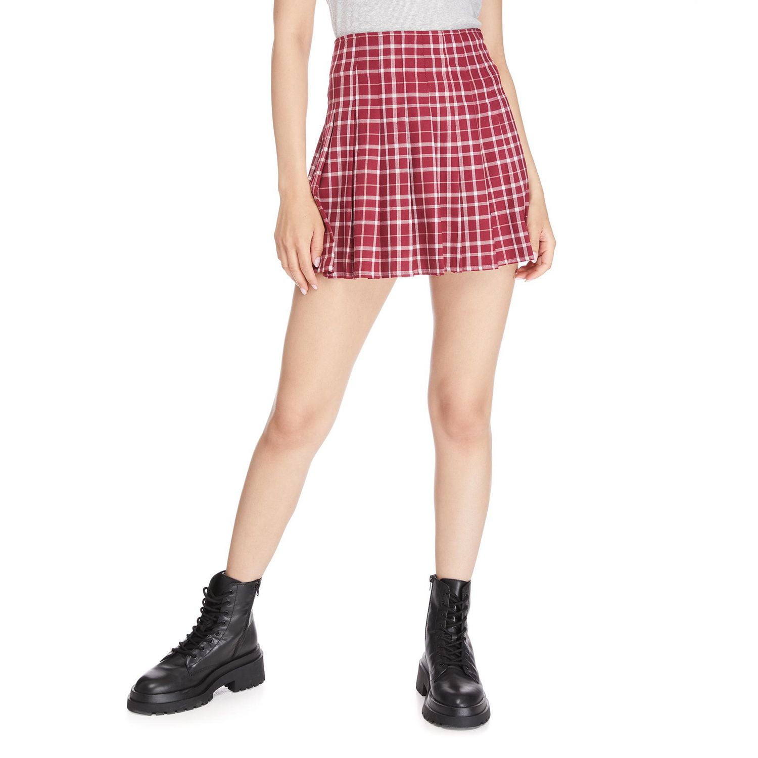 No Boundaries Women's Pleated Skirt