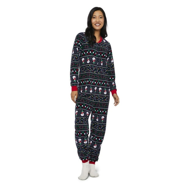 Pyjama 2-pièces de Noël en flanelle - Ado fille