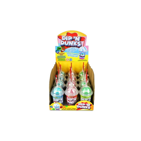 Dip N Dunks, Lollipop & Sour Powder Candy