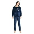 thumbnail image 1 of George Women's Plush Pajama 2-Piece Set, 1 of 6