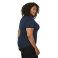 thumbnail image 2 of George Plus Women's Burnout Tee with Screen Print, 2 of 6