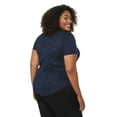 thumbnail image 3 of George Plus Women's Burnout Tee with Screen Print, 3 of 6