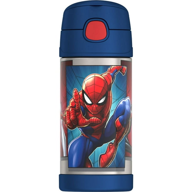 Bouteille d'eau en aluminium, 1 unité – Spiderman : Accessoires de