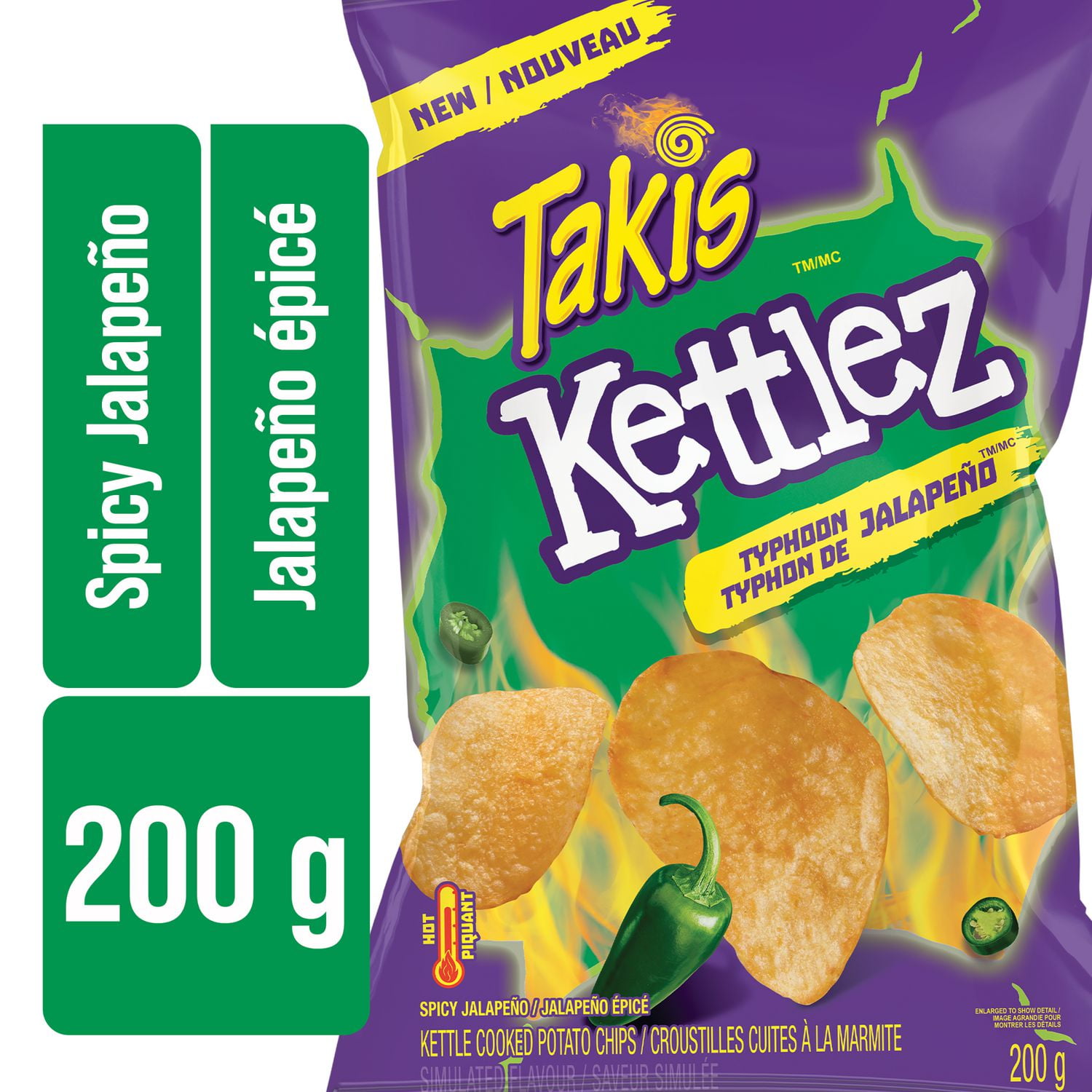 Takis Kettlez™ Typhoon Jalapeño™ Flavour Potato Chips Walmart Canada