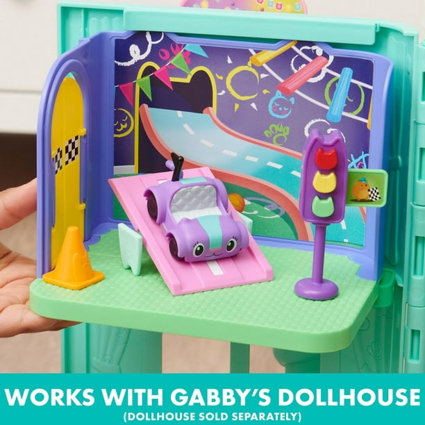 Gabby et la Maison Magique - Vehicule Chabirolette + Figurine chat et  accessoires