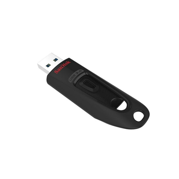 Micro-clé USB PinStripe de 64 Go - noire