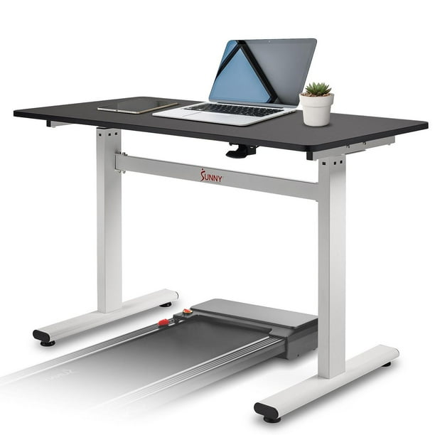 Sunny Health & Fitness Multi-Purpose Air-Drive Adjustable Standing Desk,  Pneumatic Air Lifting, Electricity-Free, Scratch-Resistant Surface with up  to 47.2 Height, Treadmill Compatible SF-A023001 