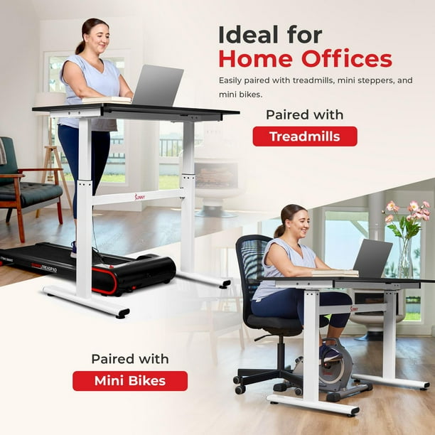 Height Adjustable Standing Desk, Mobile Computer Rolling Desk