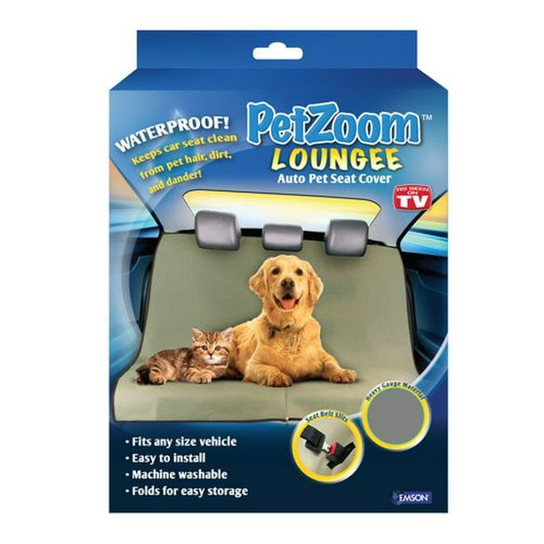 PetZoom Loungee Protège-siège d'auto pour animaux familiers