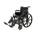 thumbnail image 2 of Medline 18" Medline K1 Basic Nylon Wheelchair with Swing-Back Desk-Length Arms and Elevating Leg Rests, 2 of 4