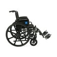 thumbnail image 3 of Medline 18" Medline K1 Basic Nylon Wheelchair with Swing-Back Desk-Length Arms and Elevating Leg Rests, 3 of 4