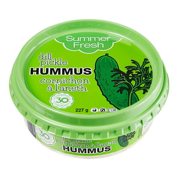 Summer Fresh Dill Pickle Hummus